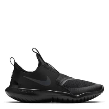 Nike Flex Runner Trainers Junior Boys - Triple Black