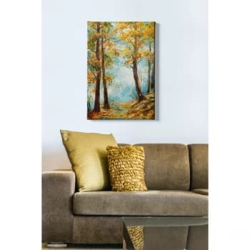 Kanvas Tablo (50 x 70) - 199 Multicolor Decorative Canvas Painting