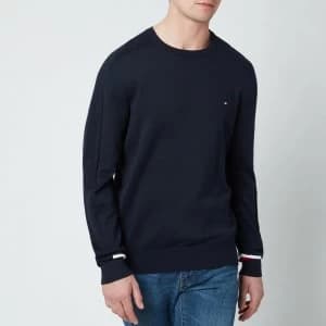 Tommy Hilfiger Mens Global Stripe Sweatshirt - Desert Sky - L