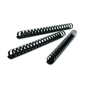 Original Acco GBC Binding Comb 51mm A4 21 Ring Black Pack of 50