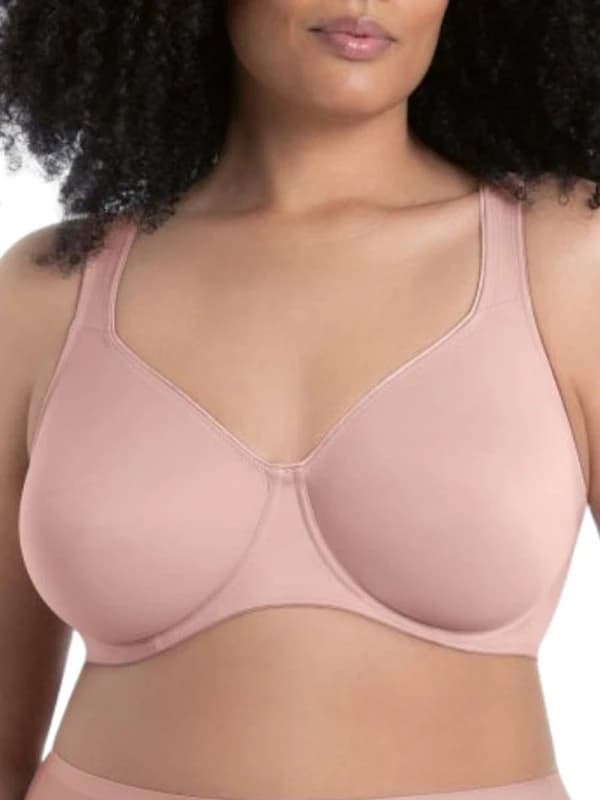 Anita Womens Twin Underwired Moulded Bra in Pink Size: 36E Pink Female 36E