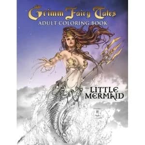 Grimm Fairy Tales Adult Coloring Book: The Little Mermaid
