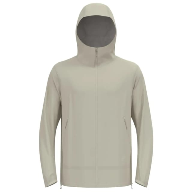 Womens waterproof jacket Odlo Esssential Hardshell Gris Female M