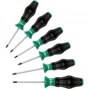 Wera 1367/6 TORX Workshop Screwdriver set 6 Piece TORX socket