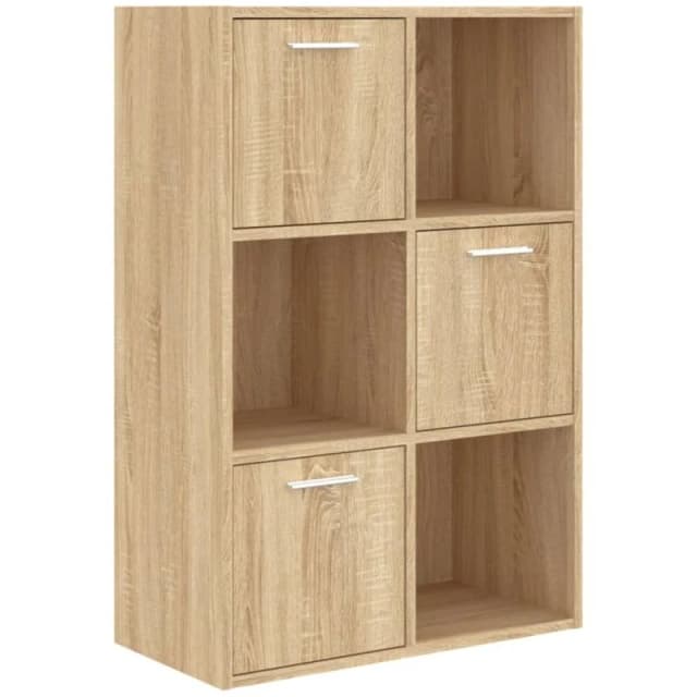 VIDAXL Vidaxl - Storage Cabinet Sonoma Oak 60x29.5x90cm Engineered Wood 801137