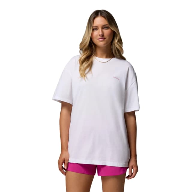 Columbia Columbia Roll Grph T Ld62 White Floral female 8 (XS)