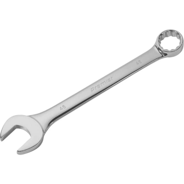 Loops 46mm EXTRA LARGE Combination Spanner - Open Ended & 12 Point Metric Ring Wrench Multi