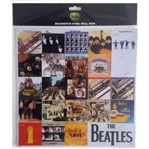 The Beatles Chronology Steel Wall Sign