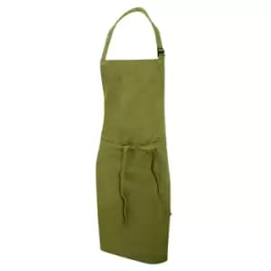 Dennys Multicoloured Bib Apron 28x36ins (Pack of 2) (One Size) (Olive)