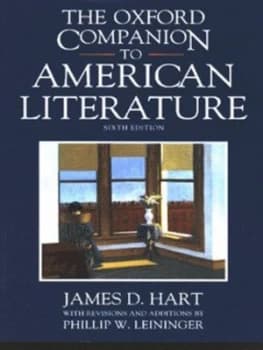 The Oxford Companion to American Literature by James D Hart Hardback