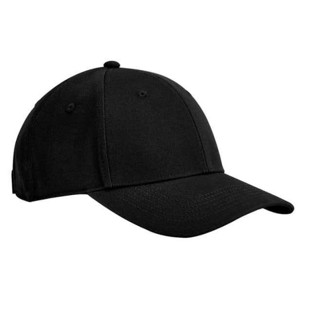 Beechfield Mens EarthAware Classic 6 Panel Baseball Cap in Black Male One Size