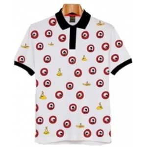 The Beatles Yellow Sub Portholes Polo Shirt: Large