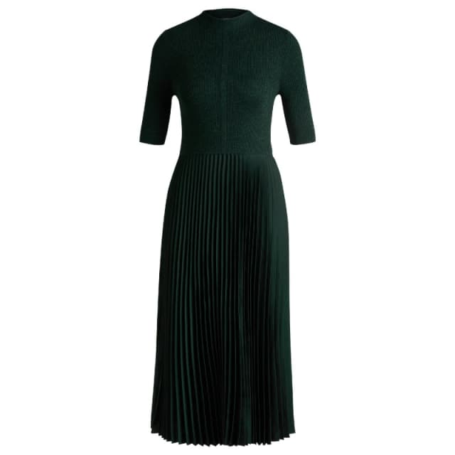 Boss Womens Fireanami Knitted Top Open Green female 8 (S)