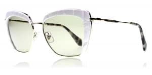 Miu Miu MU52QS Sunglasses White / Gold 7S35J2 53mm