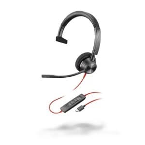 Poly Blackwire 3310 USB-C MS Monaural Headset