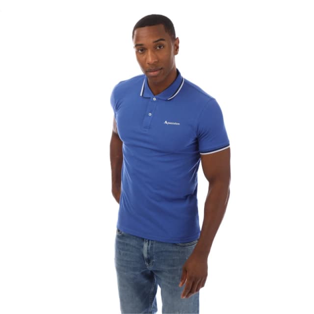 Aquascutum Logo Polo Shirt Royal male Medium