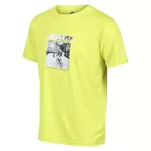 Regatta Fingal Slogan T-Shirt - Bright Kiwi