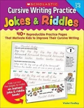 Cursive Writing Practice: Jokes & Riddles by Violet Findley