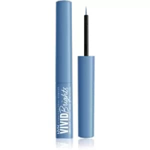 NYX Professional Makeup Vivid Brights liquid eyeliner shade 05 Cobalt Crush 2 ml