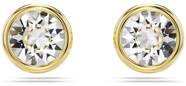 Swarovski Imber Gold Plated White Crystal Stud Earrings 5681552 Gold female