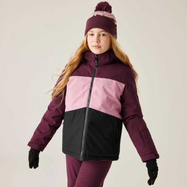 Dare 2b Unisex Kids Send It! Ski Insulated Waterproof Jacket Fig unisex 3-4yrs
