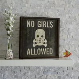 KZM499 Brown Beige Black Decorative Framed MDF Painting