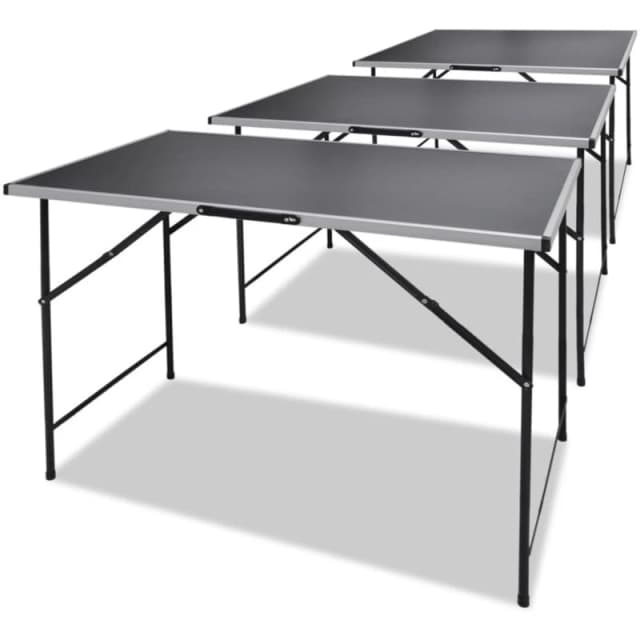 Vidaxl Pasting Tables 3 Pcs Foldable
