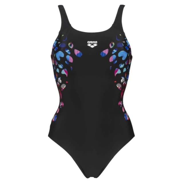 Womens 1 Piece swimsuit Arena Lucent Back One Piece Noir Female 46