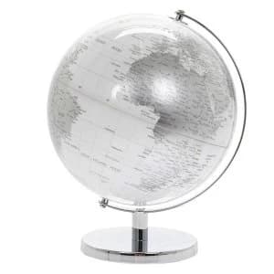Large Globe Silver & White By Lesser & Pavey
