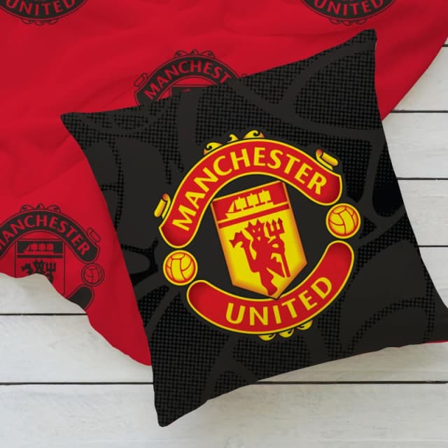 Manchester United FC Man United FC Square Cushion Unclassified One Size Multi 38650199000