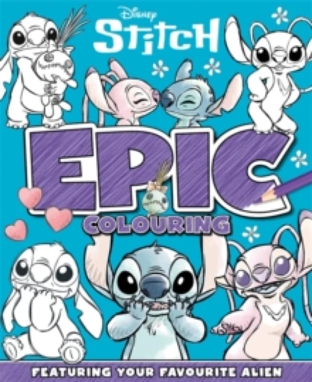 Disney Stitch: Epic Colouring Paperback / softback