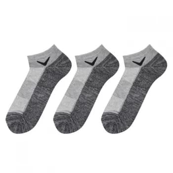 Callaway No Show 3 Pack Socks Mens - Grey