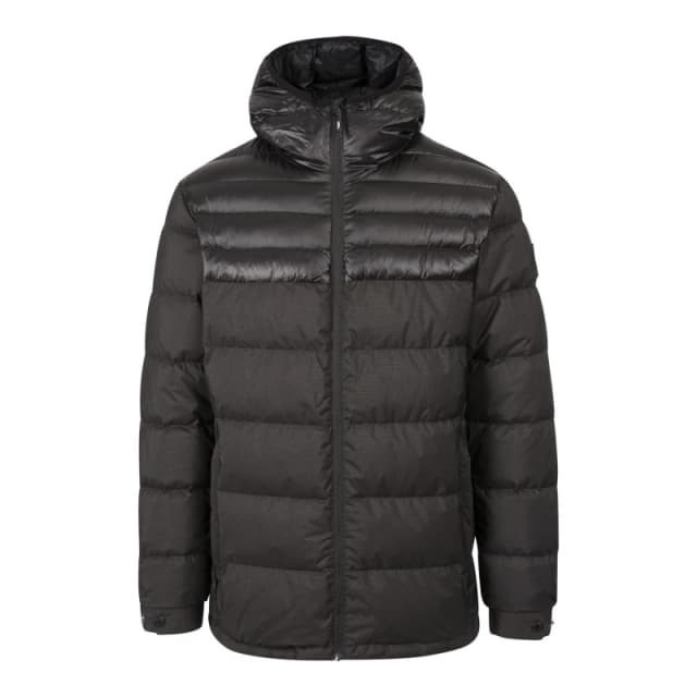 Trespass Trespass Men Tacker Packaway Down Jacket in Black Size: Small Black S Male 5063574550437