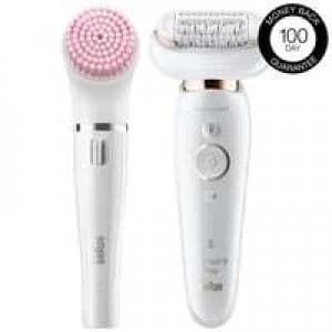 Braun Silk-epil Epilators Silk-epil 9 Flex 9100 Beauty Set Wet & Dry Epilator