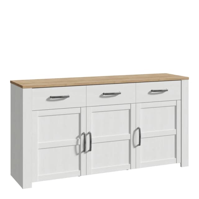 Furniture To Go Bohol Sideboard In Riviera Oak/white