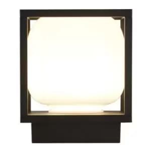 Netlighting Athens Outdoor 1 Light LED Light, Die Cast, Opal Shade IP54 3000K