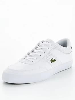 Lacoste Court-Master Leather Trainers - White Size 11, Men