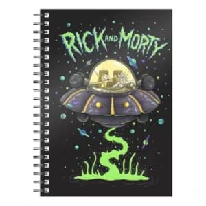 Rick & Morty Notebook Space Ship