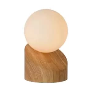 Lucide Len Modern Table Lamp 10cm 1xG9 Light Wood
