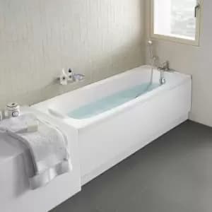 Roca - Malaga Single Ended Acrylic Bath 1700mm x 700mm - 2 Tap hole