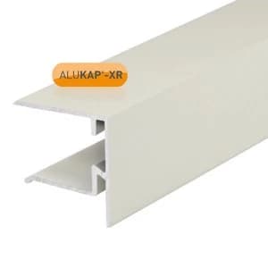 Alukap-XR 25mm End Stop Bar 3m White
