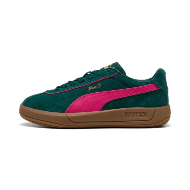 Puma Dark Myrtle / Pink Club Klassika Suede Sneakers Green Female 5 237330UK
