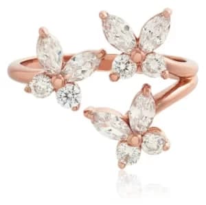 Olivia Burton OBJMBR11 Sparkle Butterfly CZ Rose Gold Ring Jewellery