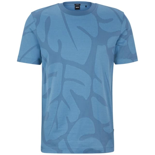Boss Mens Thompson T-Shirt Light Blue 459 male Small