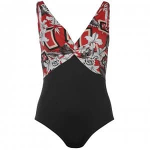 Dorina Ipanema Control Swimsuit Womens - OrangeFLORAL127