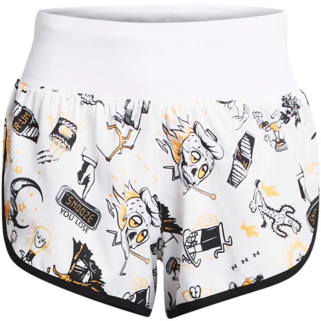 Under Armour Womens Performance Running Shorts White female 8 (XS)