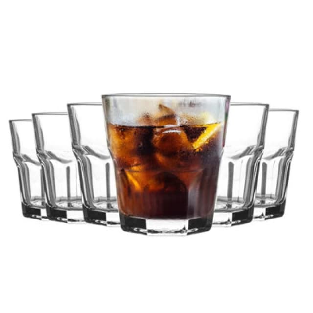 LAV Glassware Lav Aras Water Glasses - 200ml - Clear - Pack Of 6