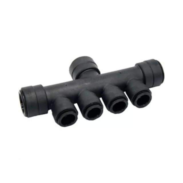 JG Speedfit John Guest Speedfit Pre Pack 4 Port Rail Manifold 22 X 10mm Sfm522210Ep