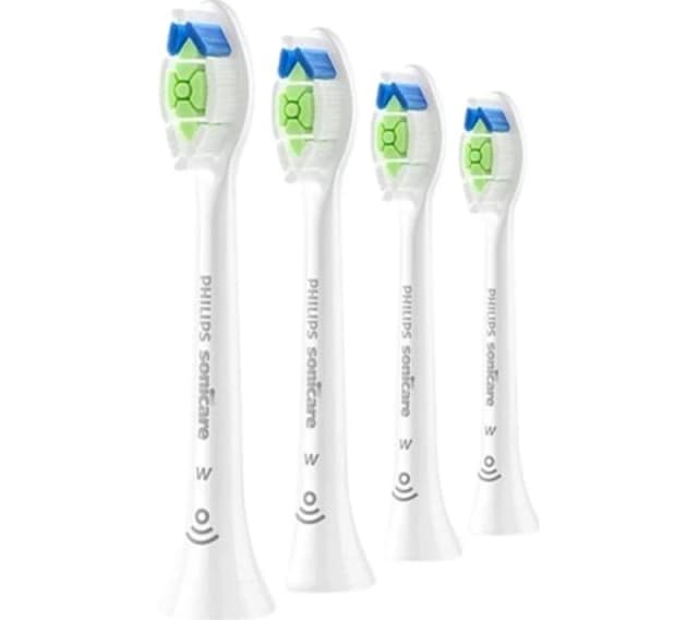 PHILIPS Sonicare HX6064/87 W2 Optimal White Toothbrush Heads - Pack of 4, White 8720689036450