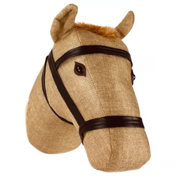 Fabric Wall Mounted Horse Head 30cm
